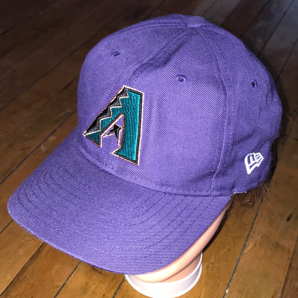 New Era Purple Cap with Teal Arizona Diamondbacks A Logo
